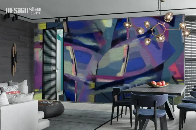 Large handcrafted wall-art project created for a corporate office in Hyderabad